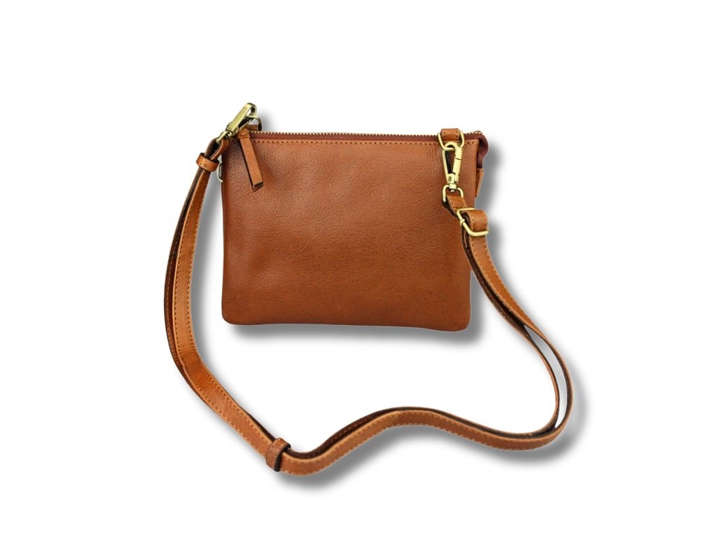 Leren Telefoontasje Cognac Evie - Lioné - Lioné