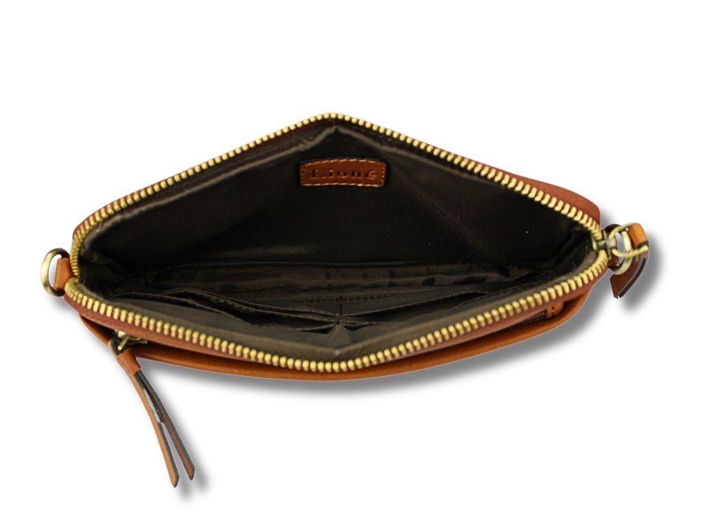 Leren Telefoontasje Cognac Molly - Lioné - Lioné