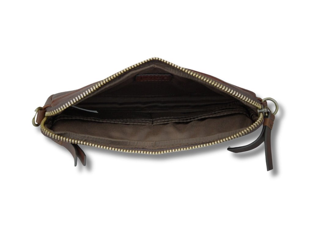 Leren Telefoontasje Donker Bruin Molly - Lioné - Lioné