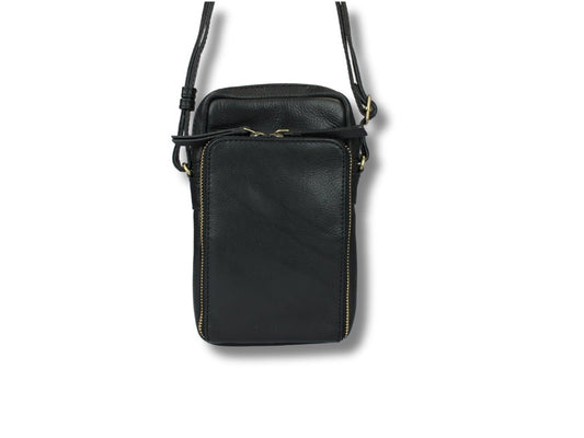 Leren Telefoontasje Zwart Beau - Lioné - Lioné