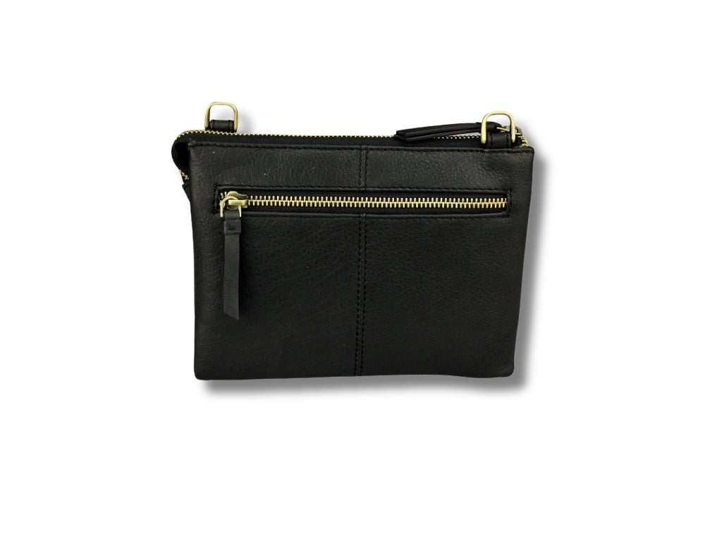 Leren Telefoontasje Zwart Evie - Lioné - Lioné