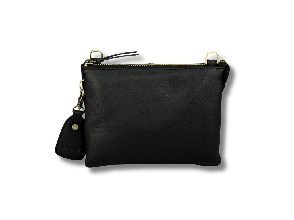 Leren Telefoontasje Zwart Evie - Lioné - Lioné