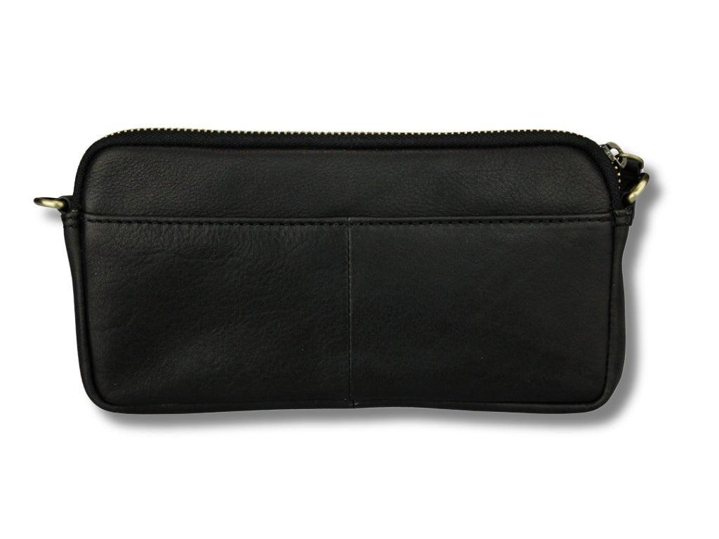 Leren Telefoontasje Zwart Molly - Lioné - Lioné