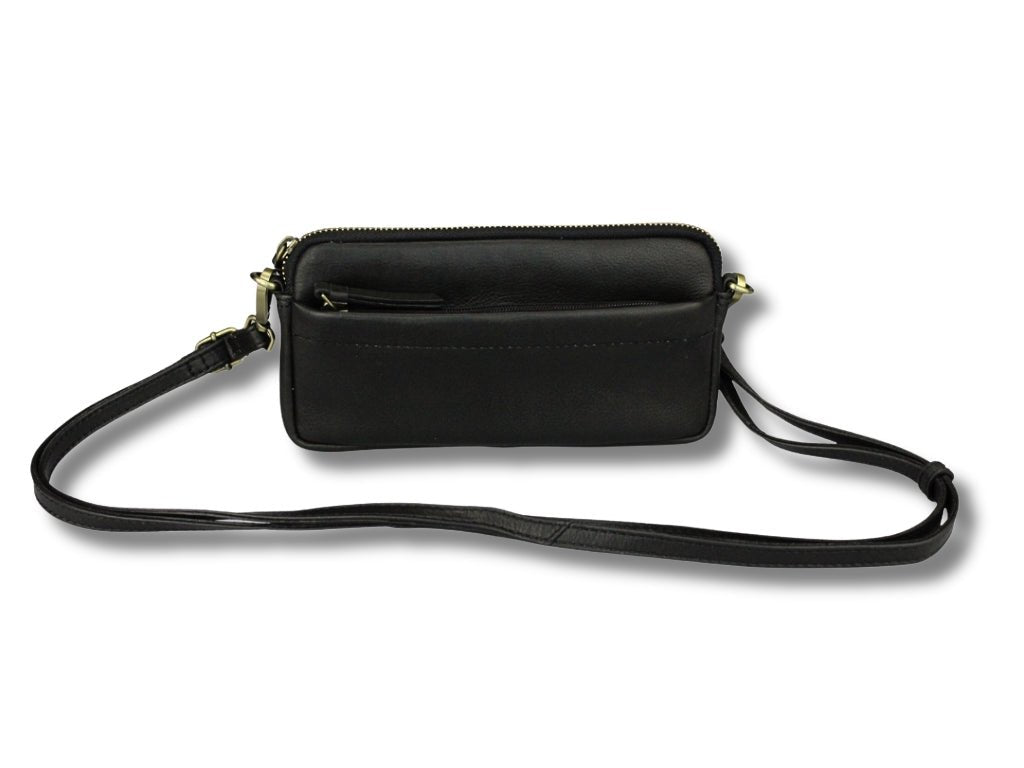 Leren Telefoontasje Zwart Molly - Lioné - Lioné