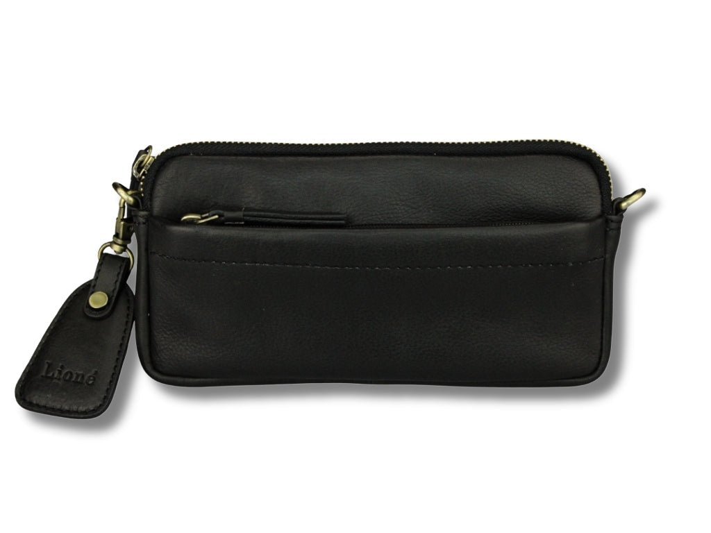 Leren Telefoontasje Zwart Molly - Lioné - Lioné