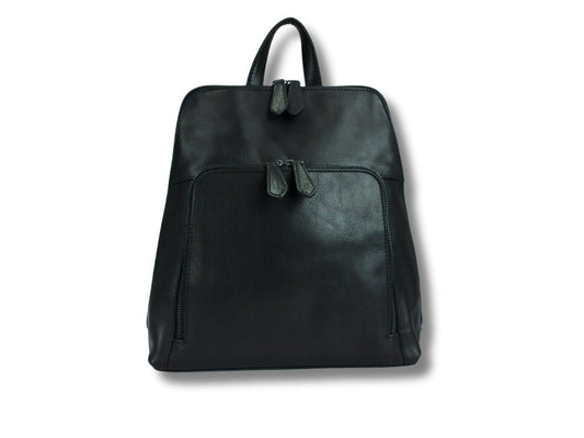 Leren Rugzak Zwart Bobbie - Lioné - Lioné