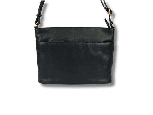 Leren Schoudertas Zwart Liza - Lioné - Lioné