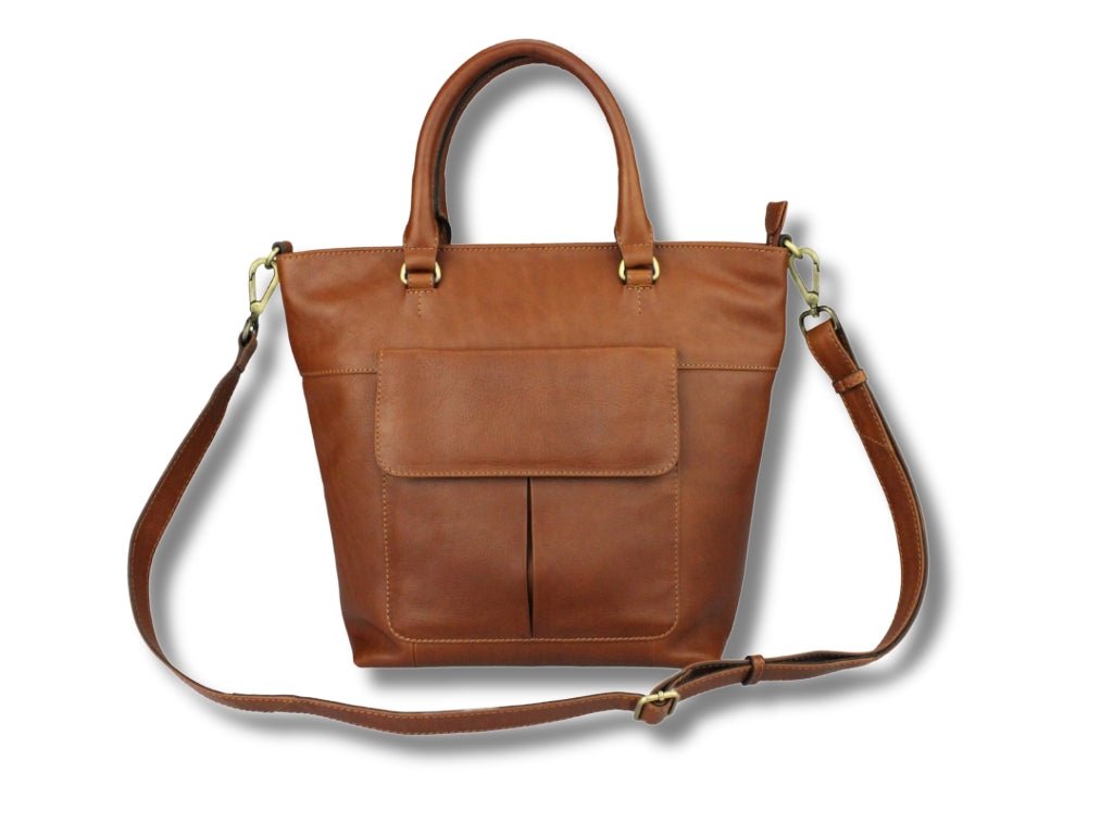 Leren Shopper Cognac Charlotte - Lioné - Lioné