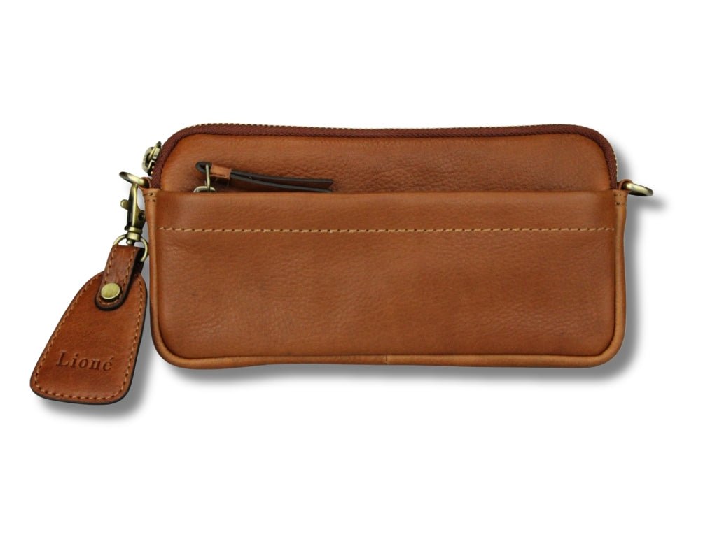 Leren Telefoontasje Cognac Molly - Lioné - Lioné